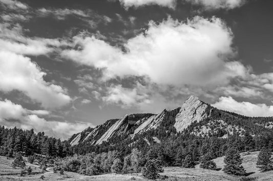 Flatirons with Clouds