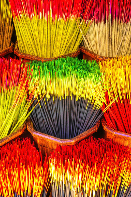 Incense in an Indian Market