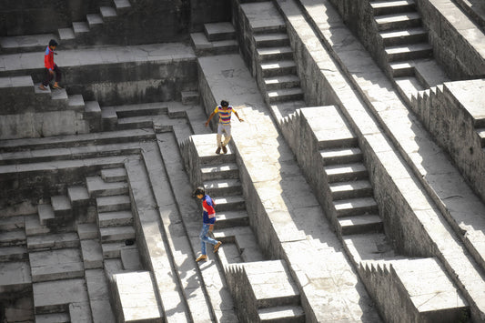 Running Through an Escher (aka Indian Step Well)